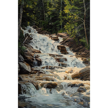 canvas of Waterfall